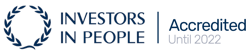 Investors In People - Accredited Until 2022