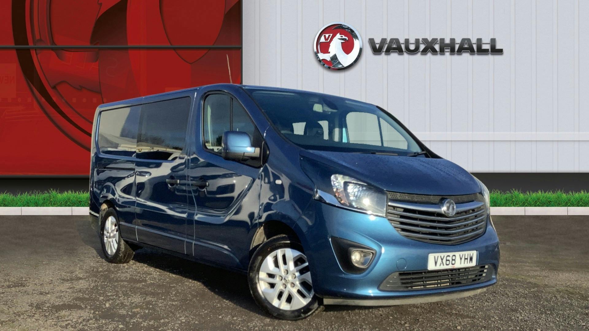 Vauxhall Vivaro 1.6 CDTi 2900 Biturbo Ecotec Sportive Crew Van 5dr Diesel Manual L2 H1 Eu6 (s/s) (6 Seat) (125 Ps) | VX68YHW